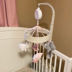 Woodland animals crib mobile